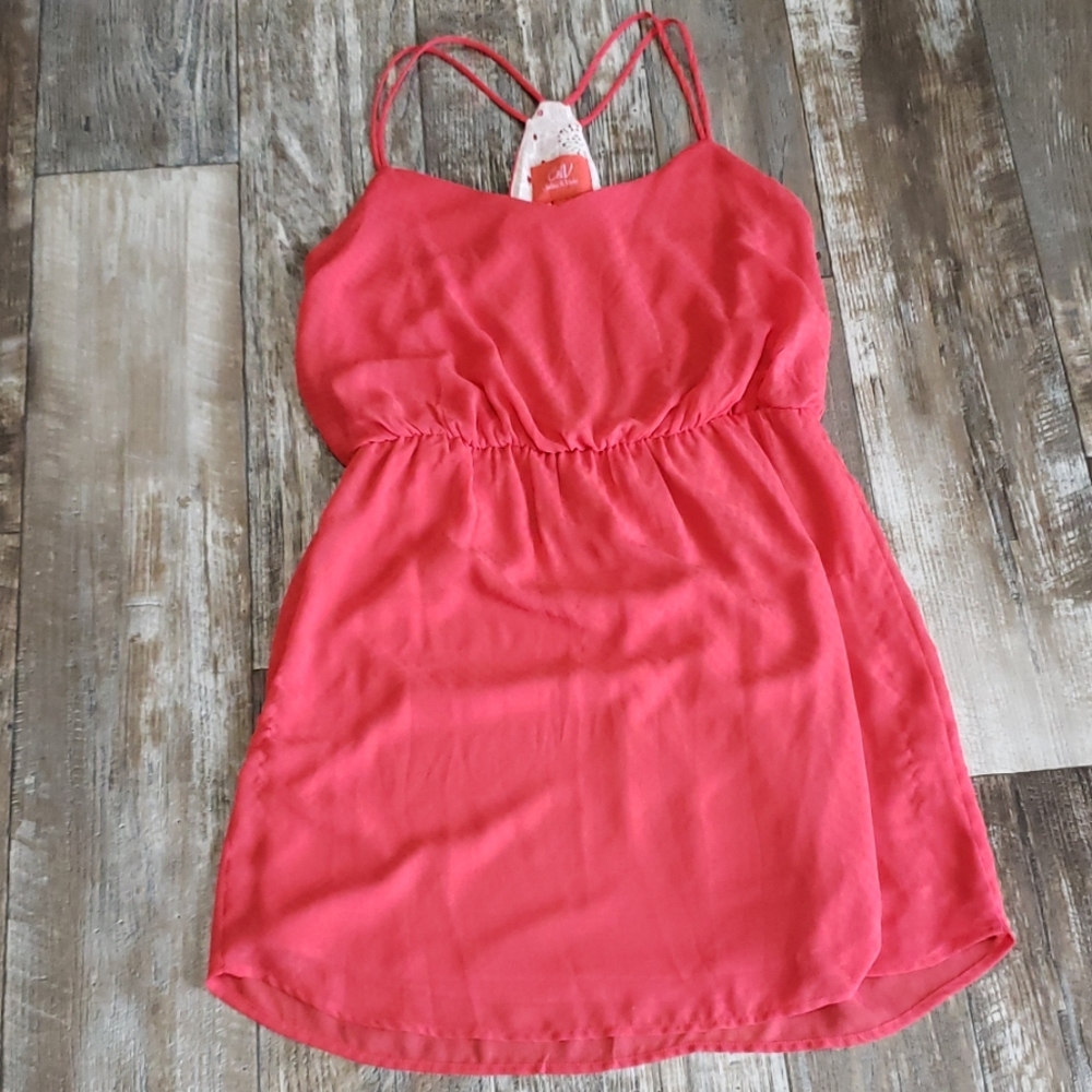 ❤ Coral Lace Dress